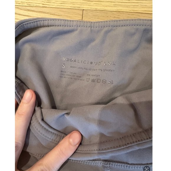 Yogalicious "Lux" High Waist 7/8 Ankle Legging - Picture 4 of 5